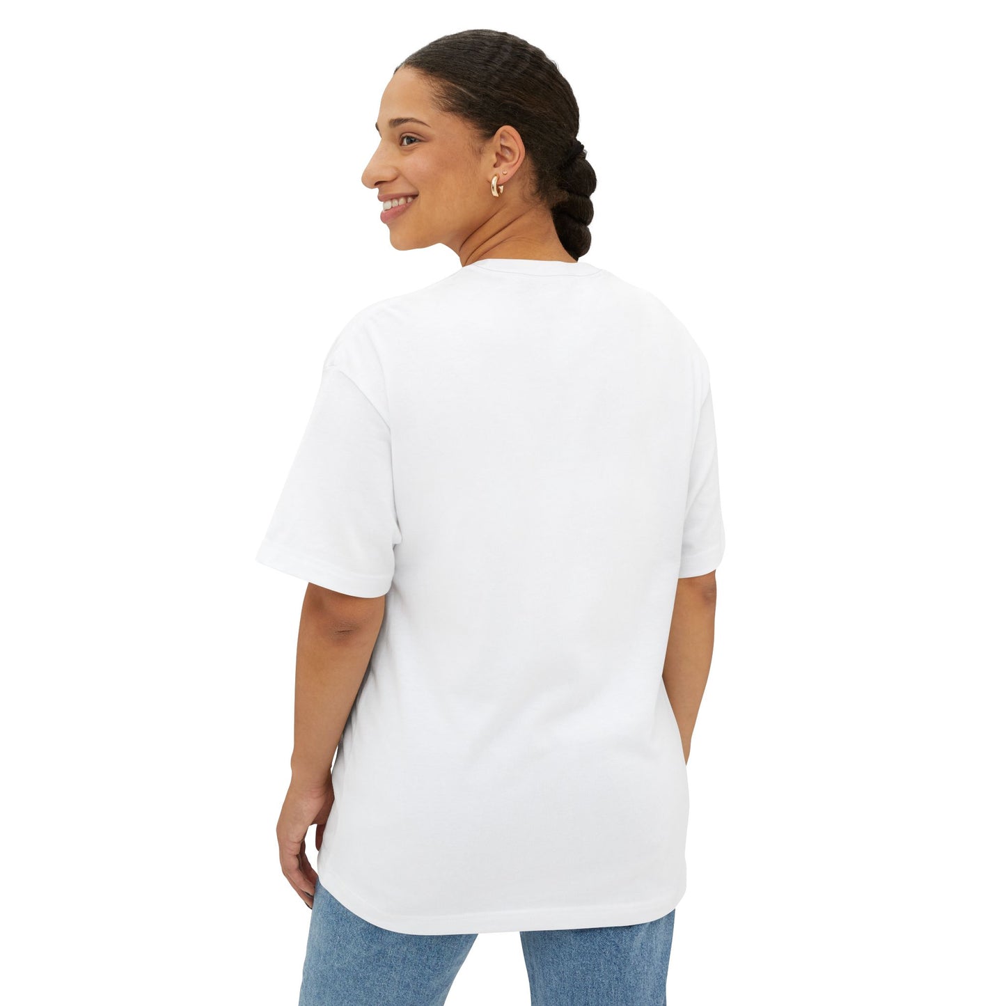 Unisex Oversized Boxy Tee - Tato Means Hero Ukrainian Dad Edition